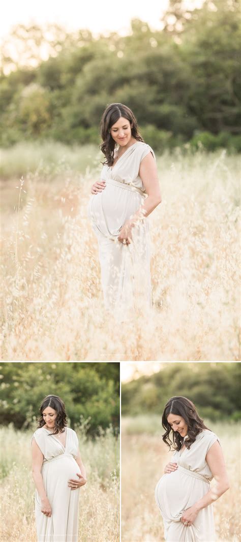 Outdoor Field Maternity Session Bay Area Maternity Photographer