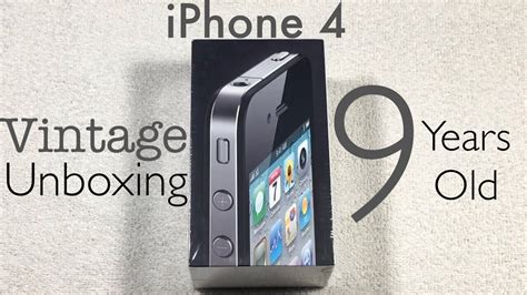 Iphone 4 Unboxing A Piece Of Vintage Apple History No Commentary