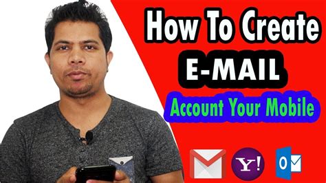 How To Create E Mail Account Your Mobile One Minute Open Any Email