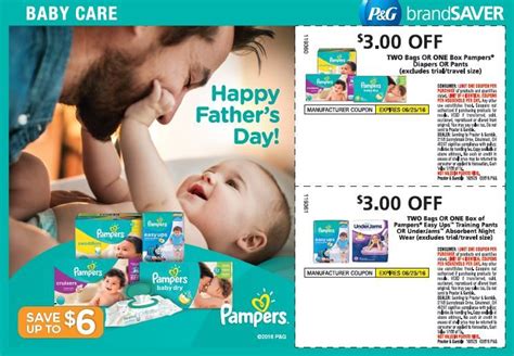 Big Savings On Pampers Diapers And Easy Ups