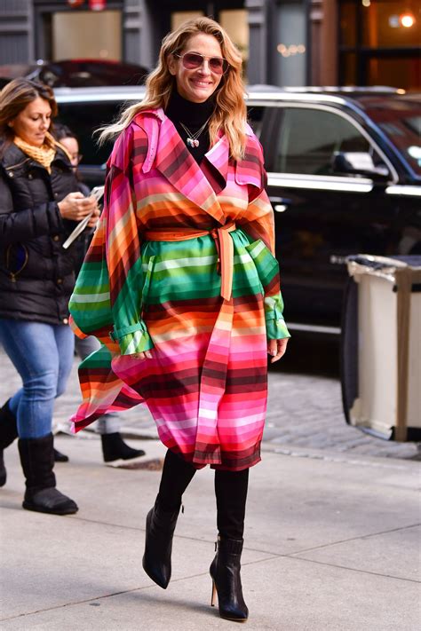 Julia Roberts Looked Colourful In Valentino Out In New York