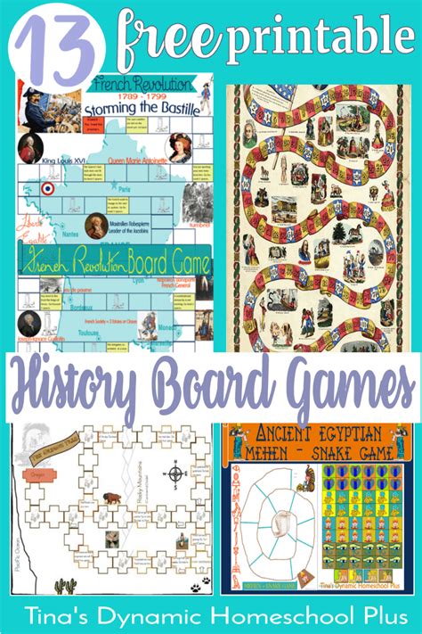 13 Free And Fun Best Printable History Board Game