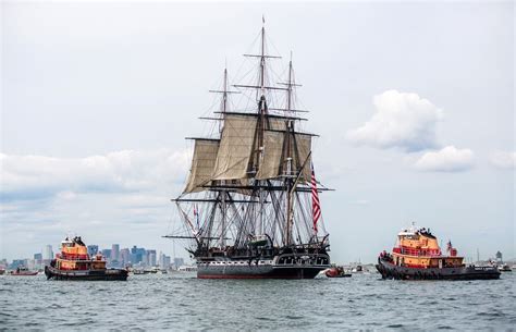 Stately Under Sail Constitution Evokes Awe The Boston Globe