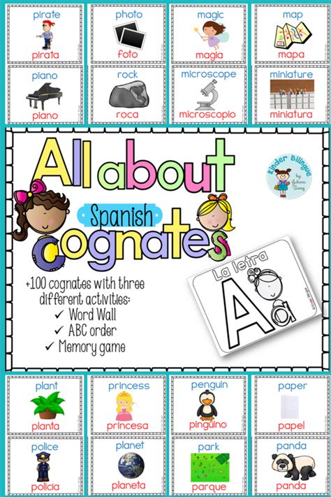 All About Cognates Cognates Dual Language Classroom Bilingual Education