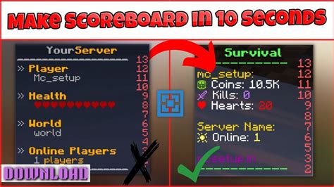 How To Setup Scoreboard Plugin In Minecraft Mc Setup