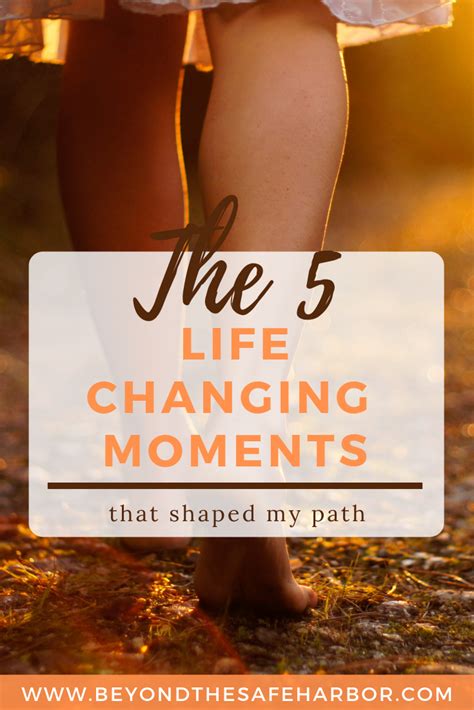 The 5 Life Changing Moments That Shaped My Journey Artofit