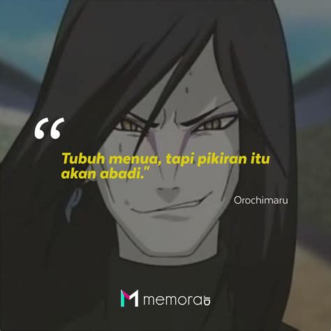Kata bijak film naruto di atas mungkin ada beberapa yang bisa mewakili anda dalam mengungkapkan perasaan anda menurut kata bijak naruto. Kata2 Sasuke Kepada Orocimaru.com - Naruto Kematian ...