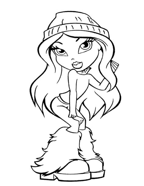 Bratz Coloring Pages For Kids Printable