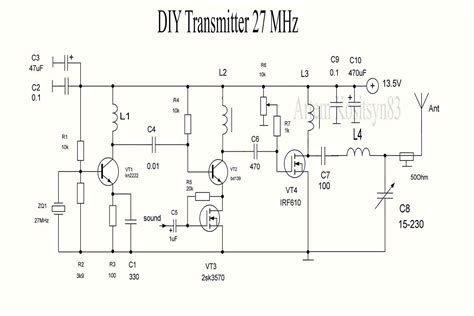 Diy Transmitter 27 Mhzpower Output 5watt Electronic Chip