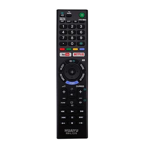 Use the tv's remote control to control your tv. Sony TV Compatible Remote Control- Huayu RM-L1370 LCD LED ...