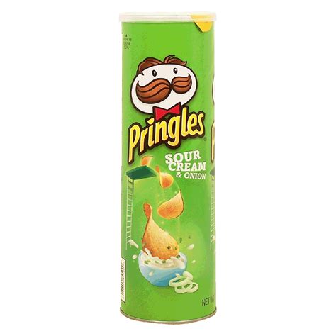 Pringles Sour Cream And Onion Flavored Potato Crisps 596oz Sour Cream
