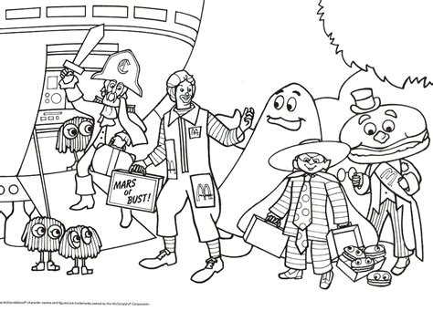 Disney baby princess coloring pages 29 coloring. Ronald McDonald With His Friends Coloring Page - Free ...