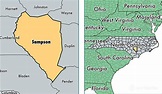 Sampson County Nc Map | Cities And Towns Map