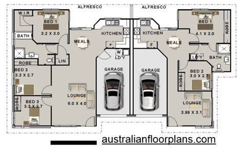 5 Bedroom Duplex House Plan 196du 3 X 2 Plans Australia Available In Revit