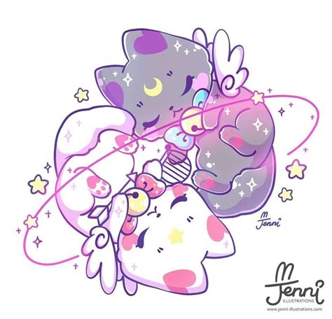 Cosmic Kitty Twins Original Characters 💖💜 Originalcharacters