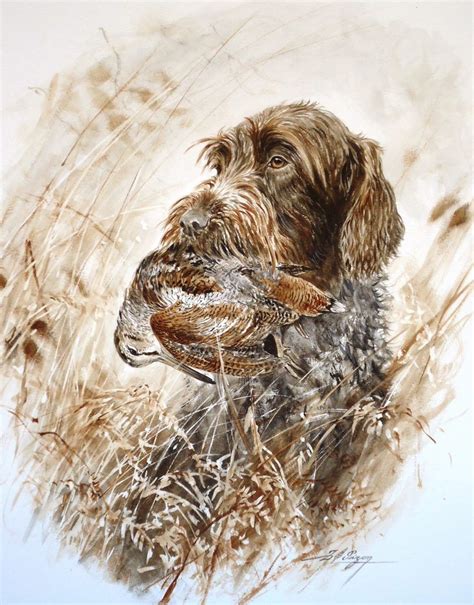 Peintures Art Et Chasse Art Animalier Hunting Art Bird Hunting