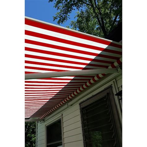 Aleko Retractable 20x10 Ft Awning Fabric Replacement In The Awning Accessories Department At