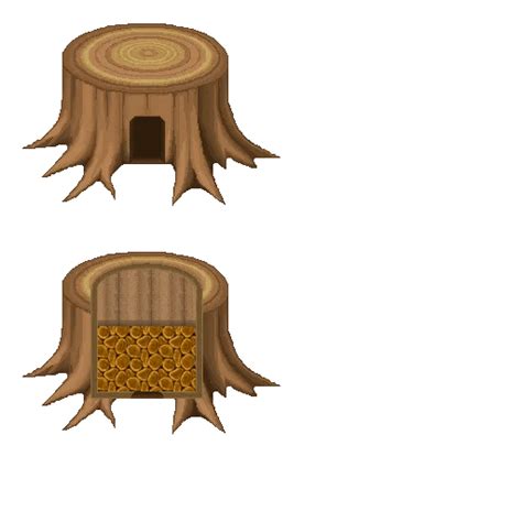 Tree House Life In A Stump For Rpg Maker Grandmadebslittlebits