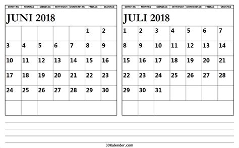 Catch Kalender Juni Juli August Best Calendar Example