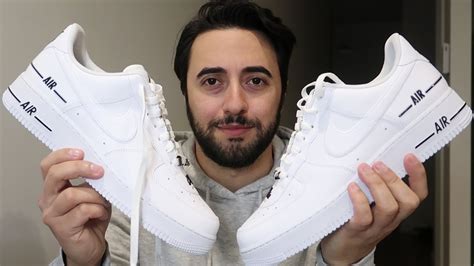 Nike Air Force 1 White Double Air Unbox Review On Foot Youtube