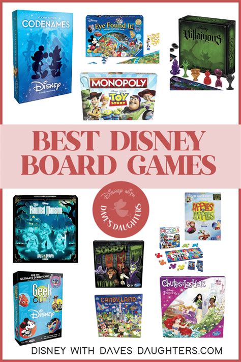 Collection Of 5 Disney Board Games