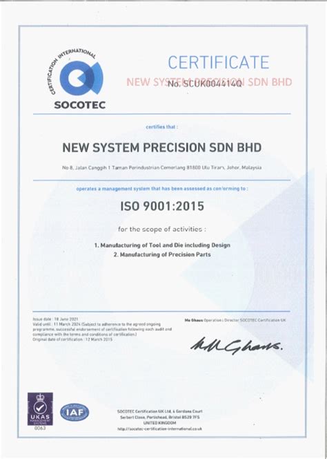 New System Precision Sdn Bhd New System Group Of Companies