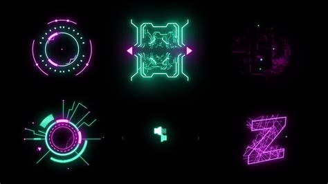 Cyberpunk HUD Elements for After Effects Videohive 29060179 Download Quick