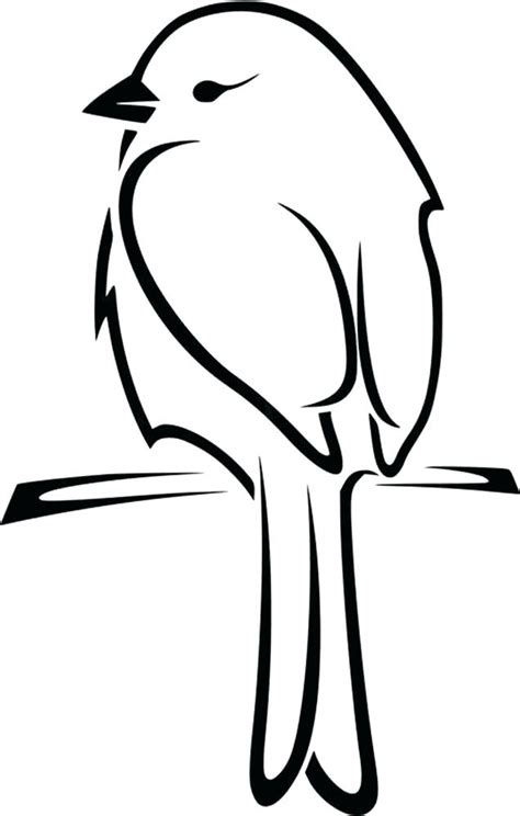 How To Draw A Bird Silhouette At Getdrawings Free Download