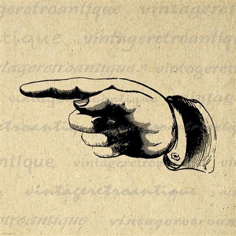 Pin By Timoteo Velosa On Hand Clip Art Vintage Pointing Hand