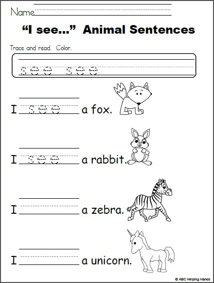 Free Sight Word Activities There Are 10 Pages Of Sight Word Worksheets