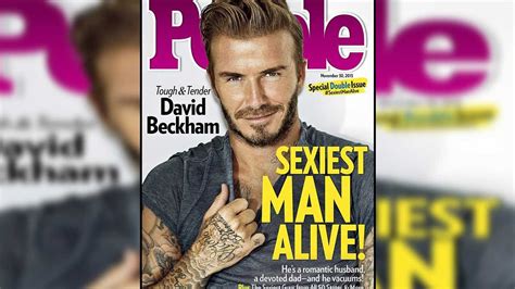 David Beckham Crowned The Sexiest Man Alive Youtube