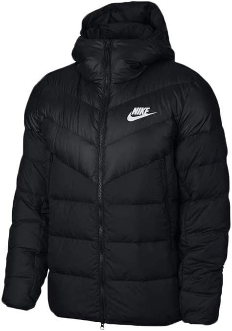 Nike Mens Sportswear Windrunner Down Fill Hooded Jacket Medium Black