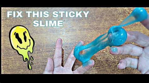 Fix This Sticky Slime Slime Fixing Seriesfunny Slime Video Diy Youtube