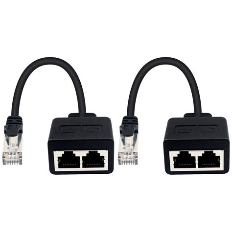 Buy Duttek Rj Ethernet Splitter Rj Network Splitter Cable Rj