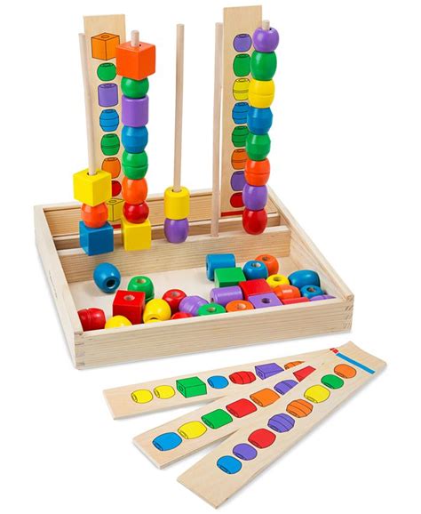 Melissa And Doug Kids Bead Sequencing Set Macys