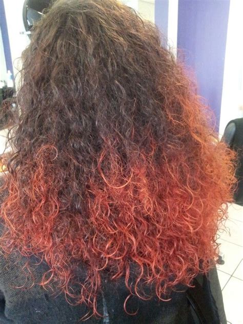 My Dip Dye 12092013 Curly Hair Hints Tips Styles Pinterest
