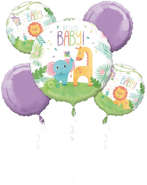 Fisher Price Hello Baby Foil Balloon Bouquet For Baby Showernew Baby