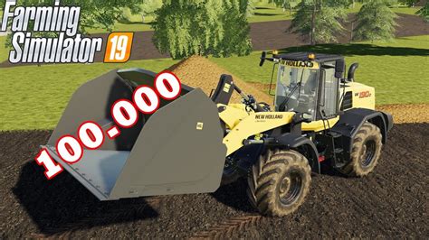 Farming Simulator 19 100000 Capacity High Dump Bucket Youtube