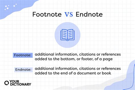 Difference Between Footnotes And Endnotes Differences Explained