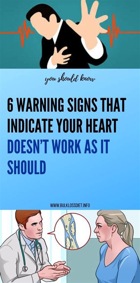 6 Warning Signs That Indicate Your Heart Doesnt Work As It Should