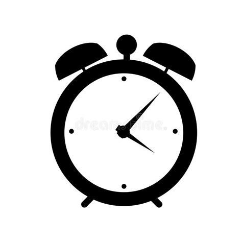 Clock Alarm Icon Vector Illustration Stock Vector Illustration Of