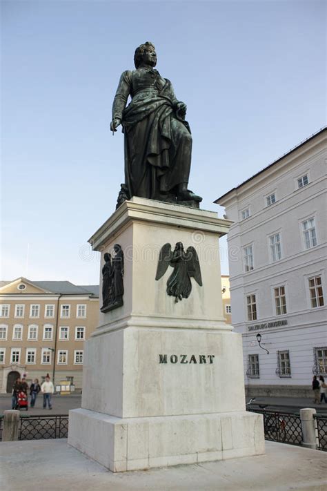 Statue Of Wolfgang Amadeus Mozart Stock Photo Image Of