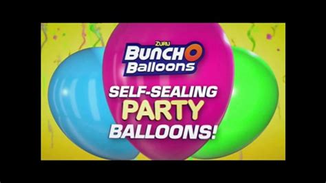 Bunch O Balloons Self Sealing Party Balloons Tv Commercial Parties