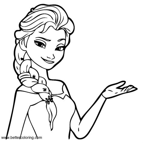 Whether you are home for fun, a snow day or just looking for something awesome to watch, let's princess elsa & princess anna stand with olaf, kristoff and sven in front of a snowy forrest in this adorable frozen 2 coloring page from disney. Frozen Princess Coloring Pages Elsa - Free Printable ...