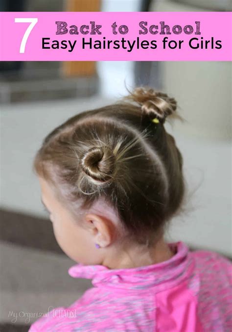 7 Back To School Easy Hairstyles For Girls