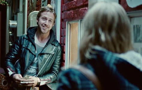 Ryan Goslings Five Oclock Shadow And Badass Leather Jacket In Blue
