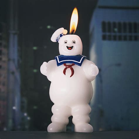 stay puft marshmallow man candle fizx