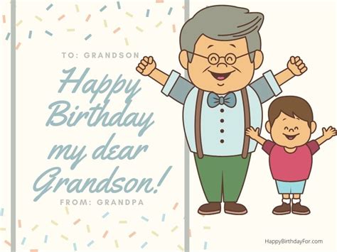 Happy Birthday Wishes Grandson
