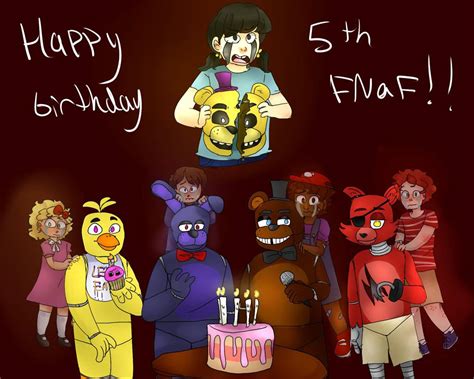 Happy Birthday Fnaf Art Five Nights At Freddys Amino