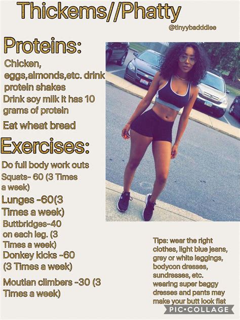 Pin By Tinys World 💝 On Glo Up Slim Thick Workout Workout Fitness Body